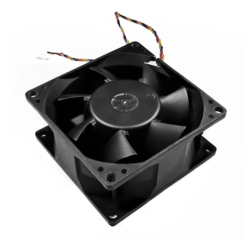 JUMPEAK 12V High Speed 8038 80mm 9000RPM Fan 4PIN PWM Two Ball Bearing 8cm System chłodzenia do serwerowej stacji roboczej Gabinet górnictwo