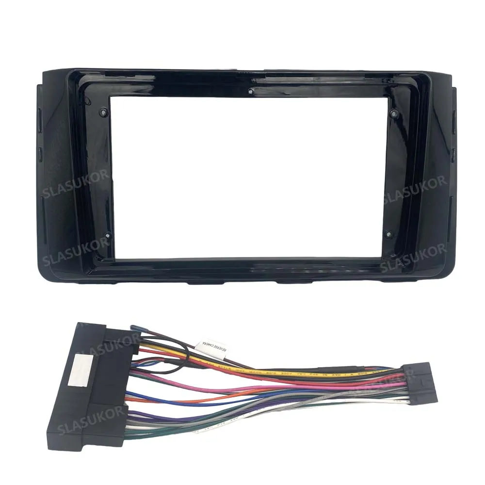 

SLASUKOR 9 inch Car Frame For Hyundai H350 2016 Fascia Adapter Android Radio Dash Fitting Panel Kit