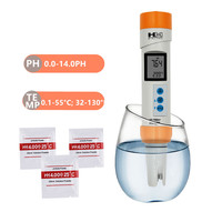 HM PH-200 Pocket Pen Type Portable Digital PH Tester Meter for Aquarium Pool Water Laboratory With Automatic Calibration