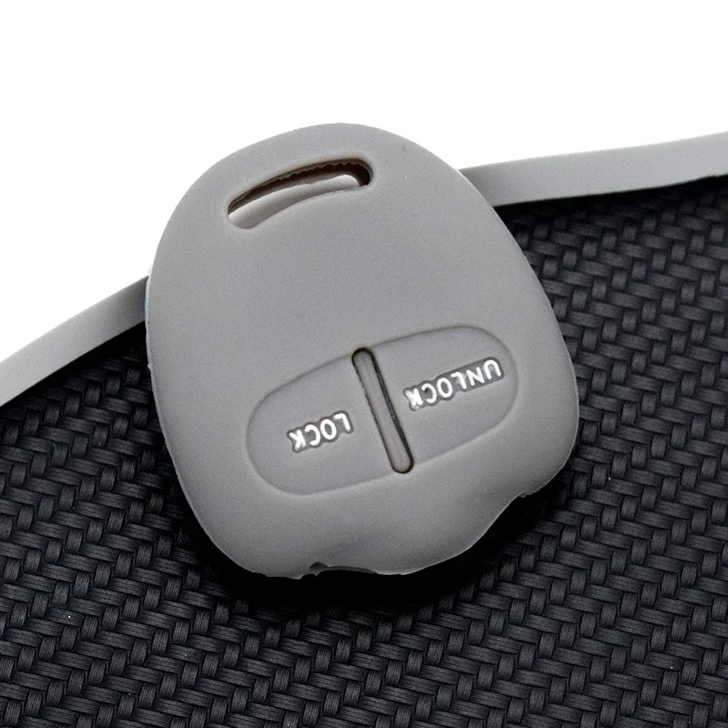 For Mitsubishi Outlander Colt LANCER Grandis Pajero Sport ASX 2/3 Buttons Silicone Auto Key Cover Key Holder Case Accessories