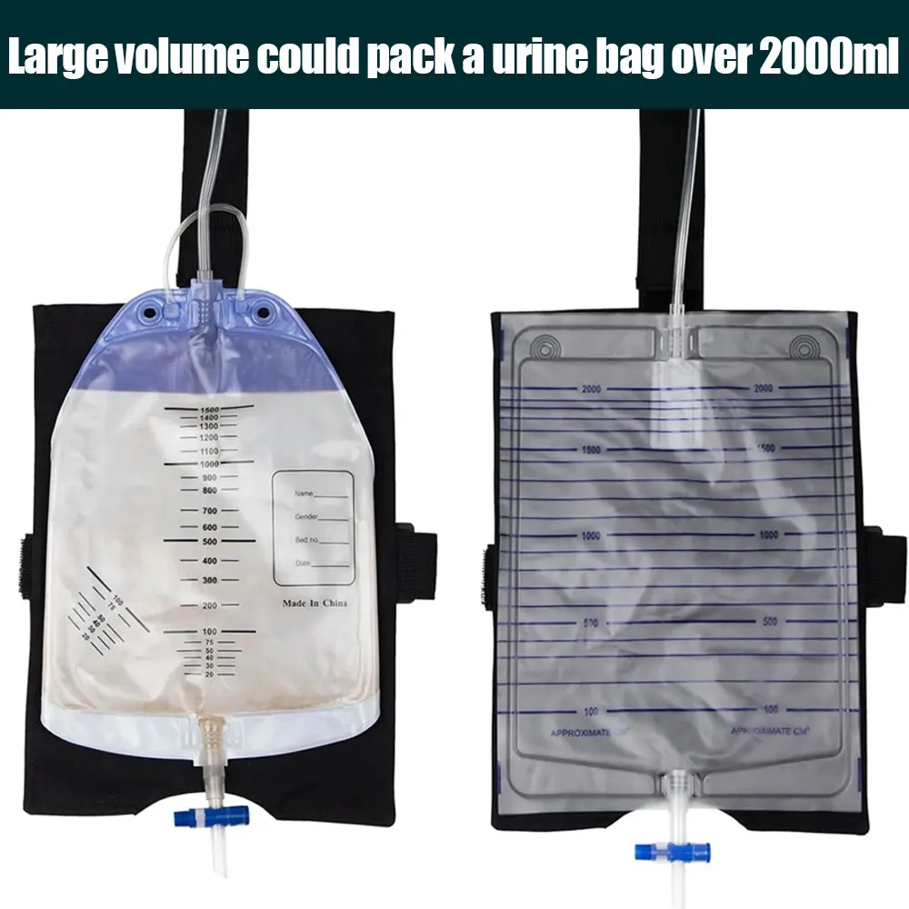 Catheter Urine Leg Bag Holder Fixed Storage Pouch Lightweight Urinary Drainage Bag External Bladder Ostomy Collection Waist Bag