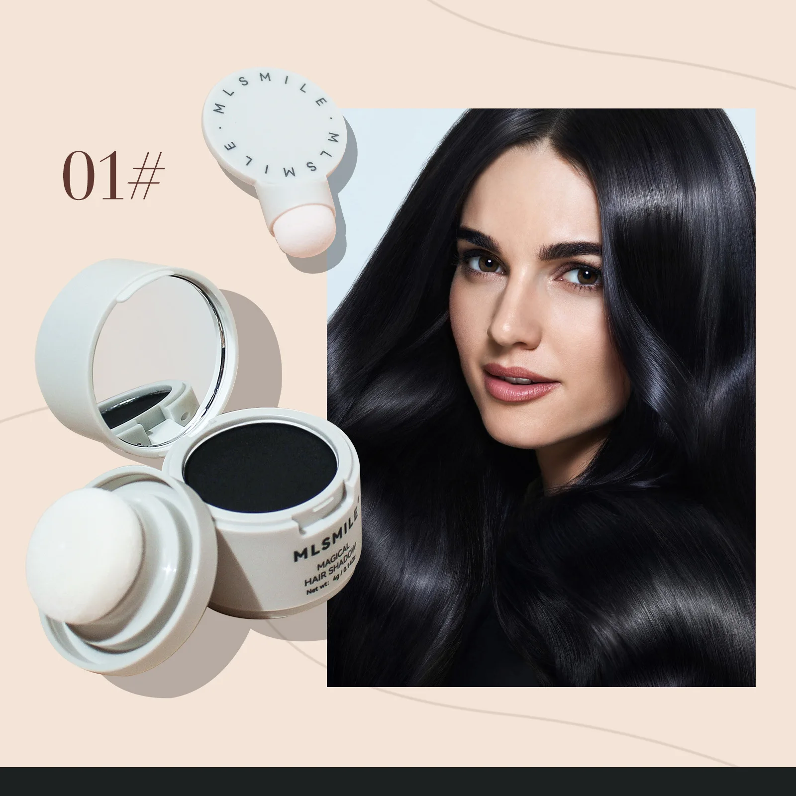 Bubuk garis rambut, bubuk contouring dan shadow, modifikasi dan mengisi, alat perbaikan rambut, tahan air dan tahan keringat