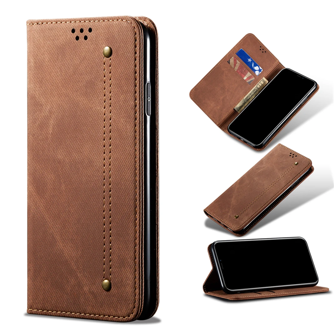 

Чехол из нубука для Xiaomi MI 14 13 LITE 13T PRO 13 Ultra Civi 2 5G, Защитные Чехлы, кожаный джинсовый однотонный кошелек, роскошный чехол