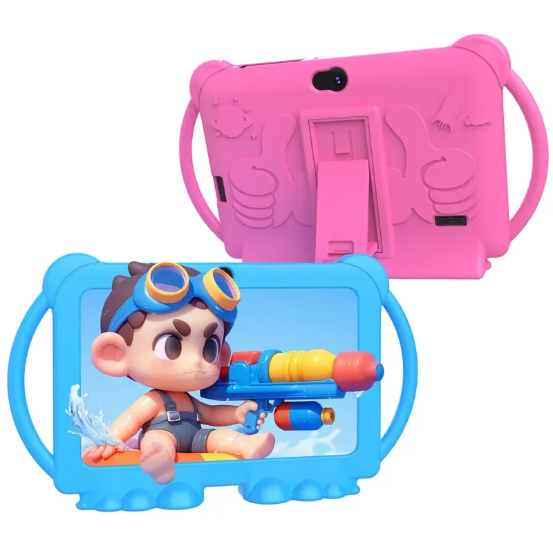 BOLRZO 7-Inch Silicone Case Android 12.0 2 + 2GB 32GB - For Kids Learning Wifi Tab Desktop Kids Tablet