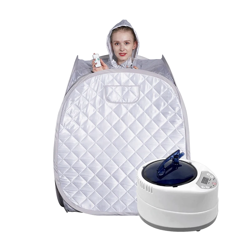 Portable Sauna Set Full Body at Home Spa Hat Tent Include 3L Steamer with Remote Control