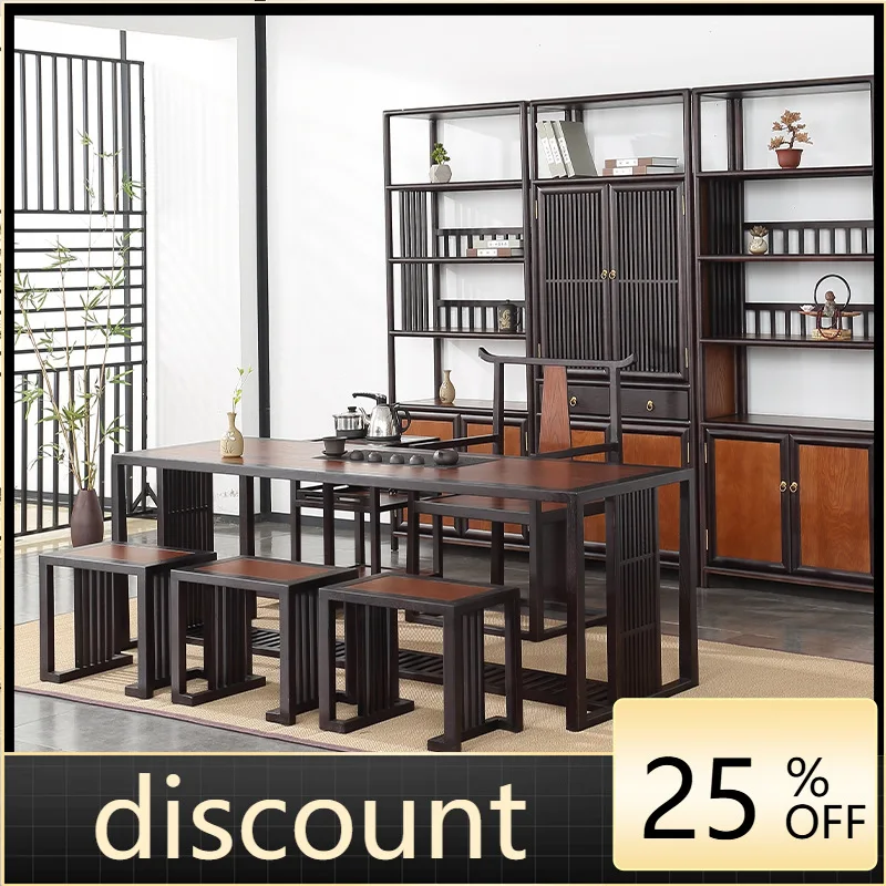 LH Tea Room Leisure Combination Solid Wood Tea Art Table New Chinese Household Tea Table
