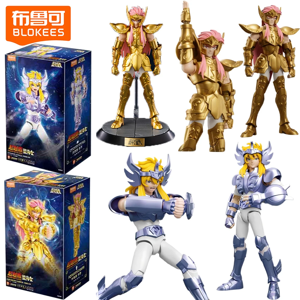 

New Genuine Blokees Saint Seiya Action Figures Champion Class Series Peripheral Characters Collection Assembled Toys Kids Gifts