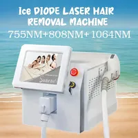 3 Waves 755 808 1064 nm Professional Diode Laser Hair Removal Machine 2025 Skin Rejuvenation Ice Titanium Painless Permanent