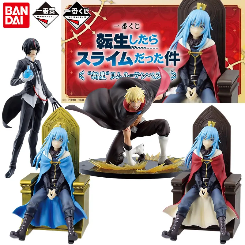 

Bandai Genuine Ichiban That Time I Got Reincarnated As A Slime Anime Figure Rimuru Tempest Diablo Action Toys Kids Gift Model