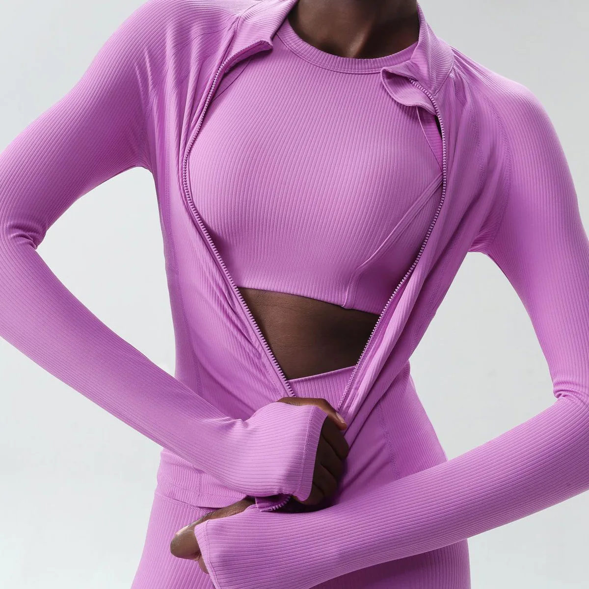 جديد اليوغا مجموعة 3 قطعة امرأة في الهواء الطلق تنورة مجموعة رياضة المرأة رياضية الجري تجريب الملابس طويلة الأكمام الرياضة الصدرية ملابس رياضية