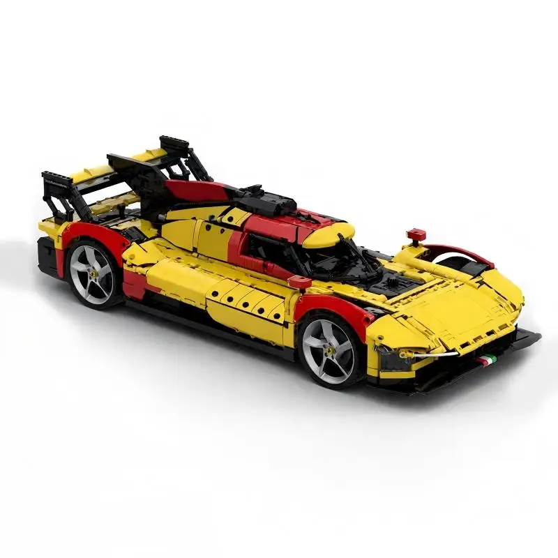 3876PCS High Performance Endurance Racing Hyper Sports Vehicle Model Custom Building Blocks Assembly Puzzle Toy Gift Collection
