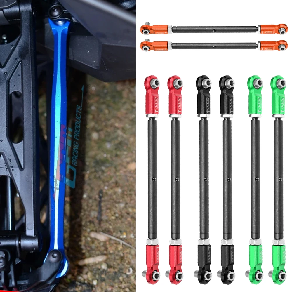 GPM – biellette de direction avant en métal et aluminium, 7748 pour Traxxas 1/6 FUNCO PRO SCALE 1/5 X-MAXX x-monster 6S 8S Monster Truck RC Car