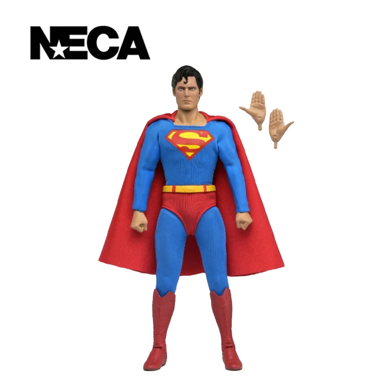 NECA Toys DC Comics Superman (1978 film) 8” Scale Clothed Action Figure Model Doll Garage Kit