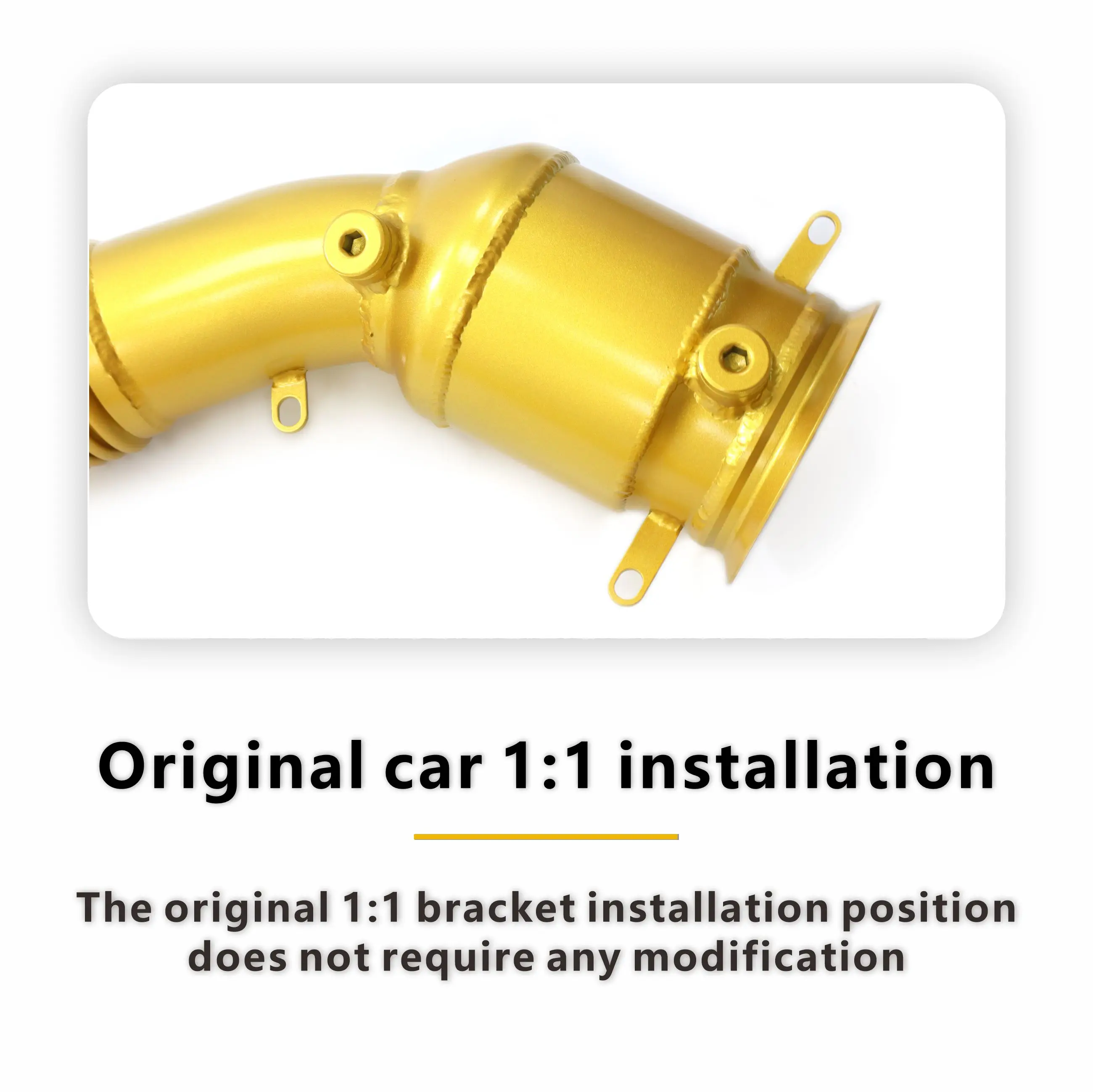 مانكس النازل لـ Mclaren 570S تركيب الترباس المباشر نظام العادم تعديل عالي الدقة DIY