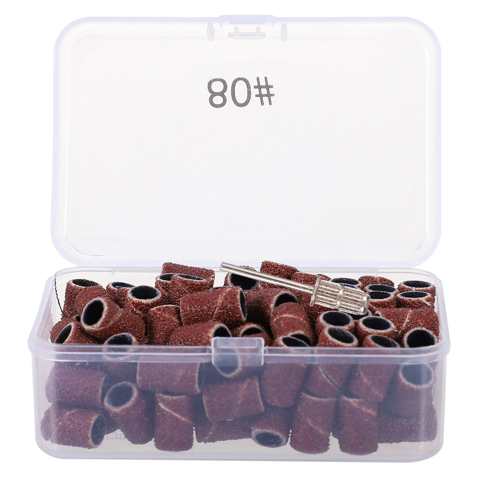 100 Stuks Nagel Schuurbanden Professionele Hars Schuurlinnen Schurende Voor Elektrische Nagelboor Polijsten En Smoothing Manicure Prep