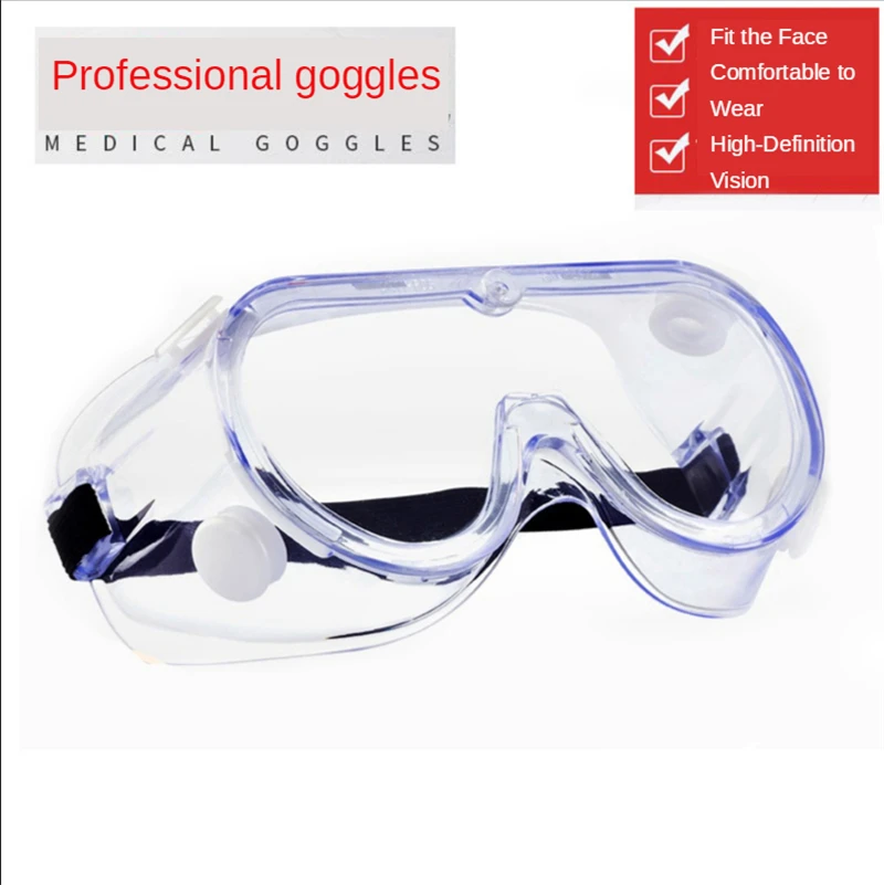 motorcycle Protective Safety Glasses Work Eye Anti-Fog Antisand windproof Anti Dust Saliva Goggles Eye Protection Soft PM033