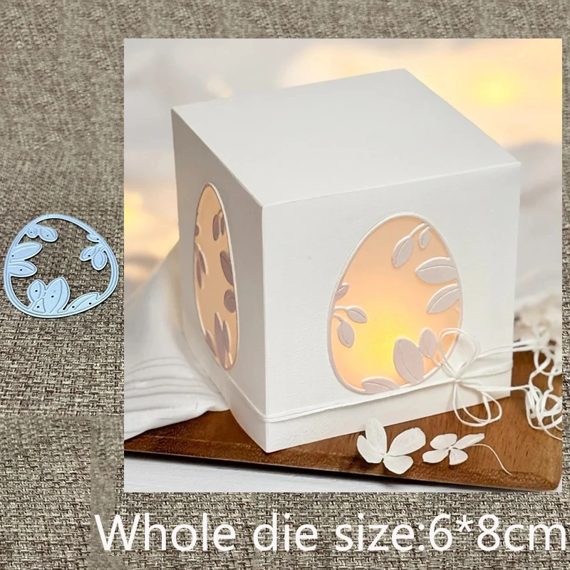 

XLDesign Craft Metal stencil mold Cutting Die flower leaves oval frame scrapbook die cut Album Paper Card Craft Embossing