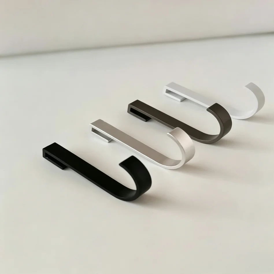 Multi‑Use Sliding Alloy S Hooks, Durable Detachable Hangers for Home Kitchen Bathroom Towel & Utensil Shelf