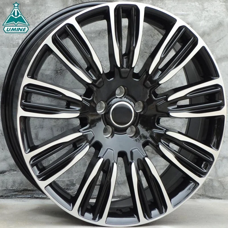 

21*9.5 Inch 5x108/120 Black Replica Aluminum Alloy Mag Car Wheels Aftermarket Cast Wheel Rims