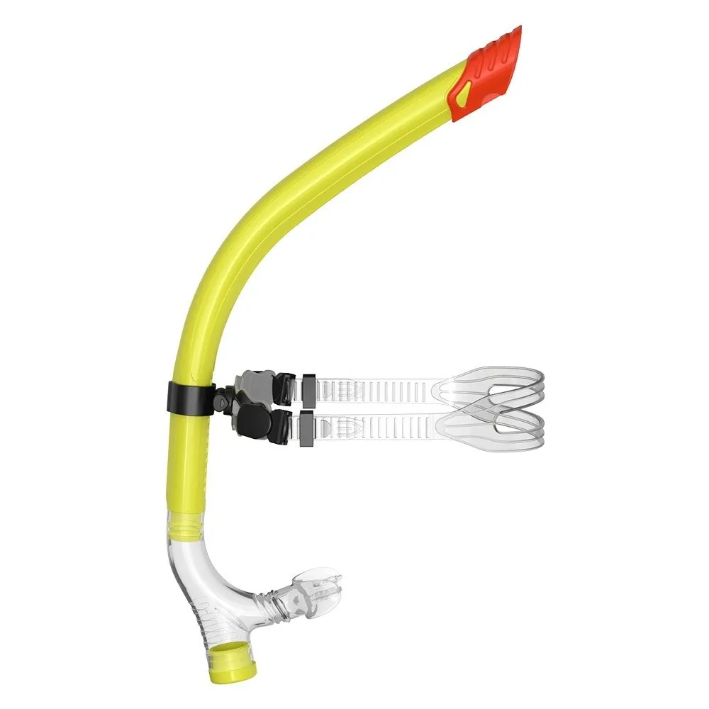 Silicone Mouthpiece Swimming Snorkel One-Way Purge Valve Semi-Dry Top Front Snorkel Snorkel Tube Front Dry Design