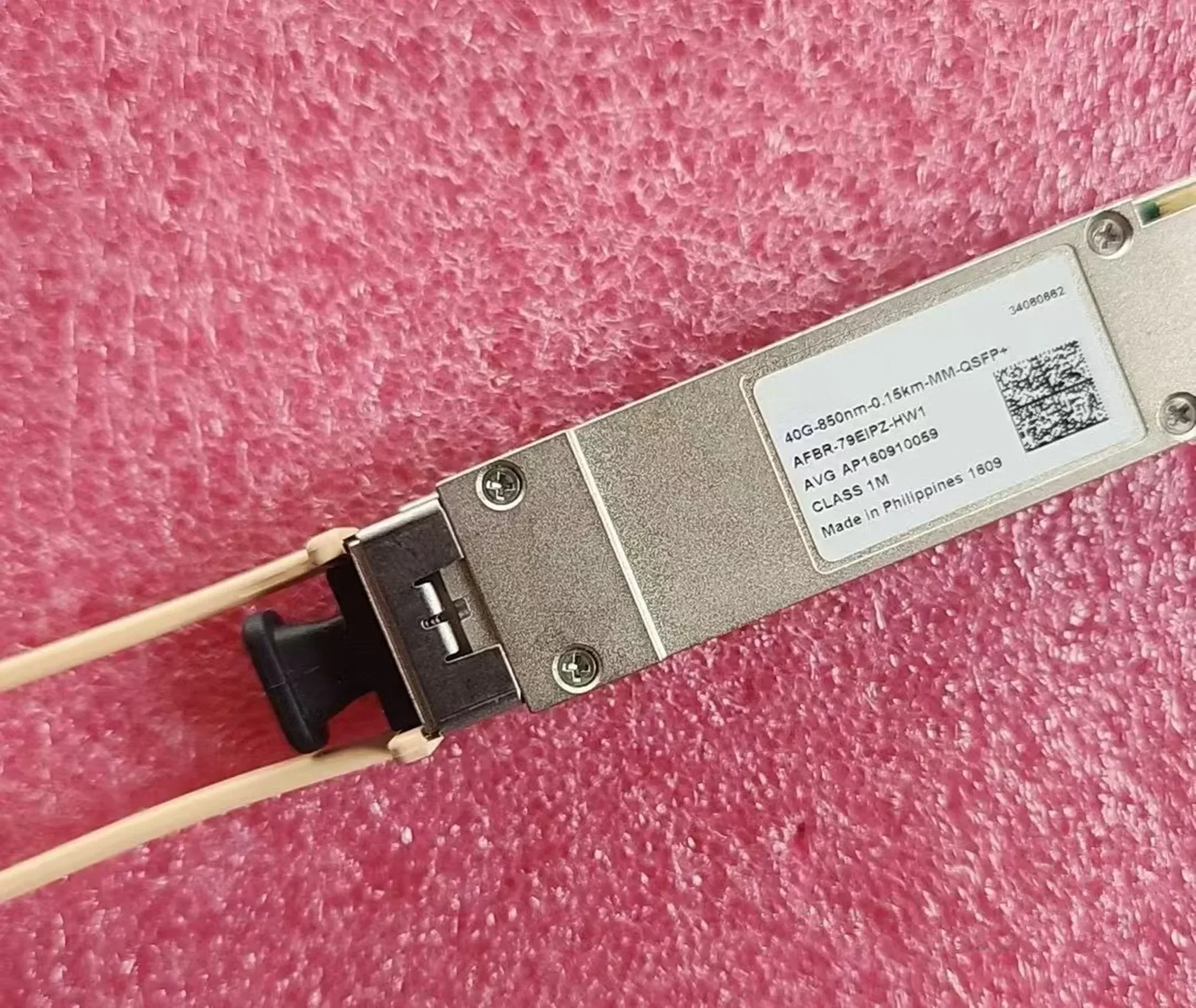40G QSFP fiber module 34060662-001 FTL410QE3C-HU TR-QQ85S-N00 40G-850NM-0.15KM-MM-QSFP+/40G QSFP fiber transceiver
