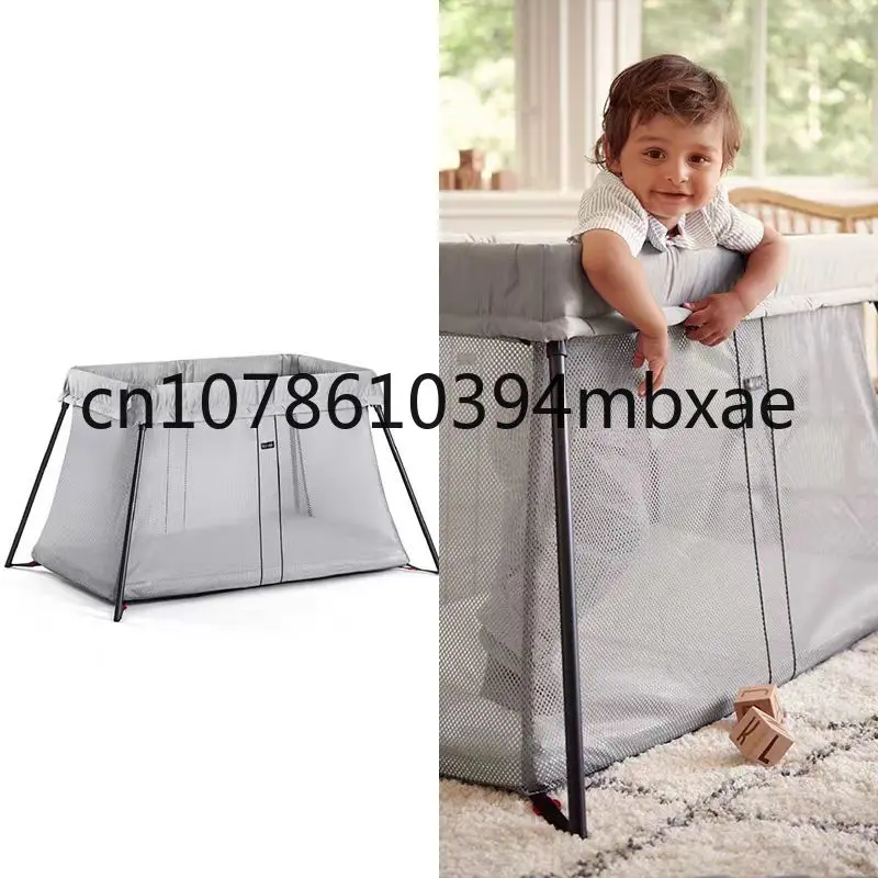 Mobile folding baby bed for travel baby bed