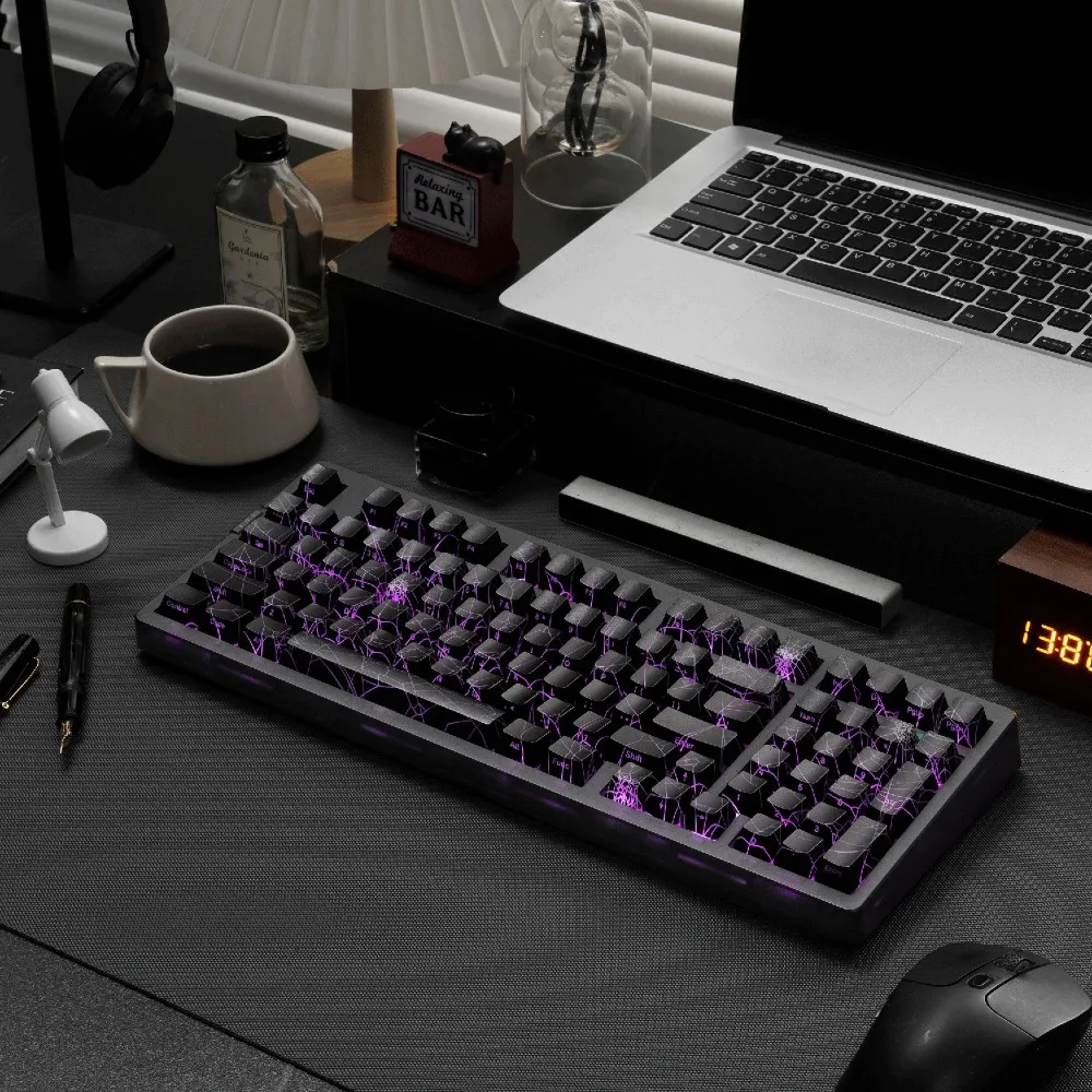 ZORNHER Zuohe ZH980 Mechanical Keyboard Tri-Mode Bluetooth Wireless Custom RGB Hot Swap Ergonomic Pc Gaming Accessories Gift