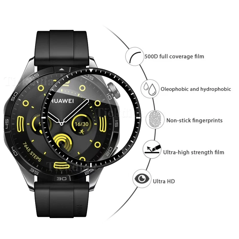 Soft Tempered Glass for Huawei Watch GT 4 46mm 41mm Protective Film for Huawei GT4 46mm Shell Screen Protector Accessories