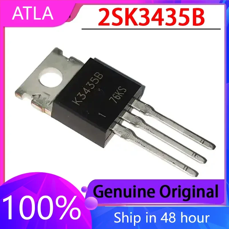 

5PCS K3435B 2SK3435B Brand New Spot TO-220 60V 80A Field-effect Transistor