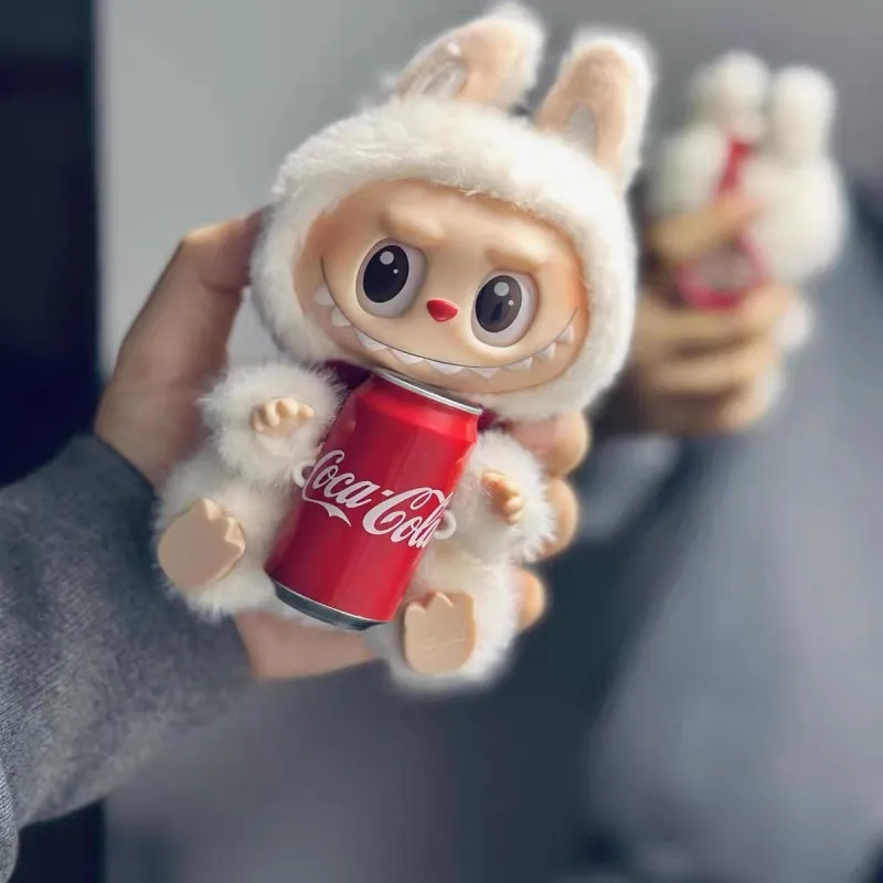 Genuine The Monsters Labubu Coca Cola Series Macaron 3.0 Vinyl Face Doll Action Figure Keychain Pendant Table Decoration Gifts