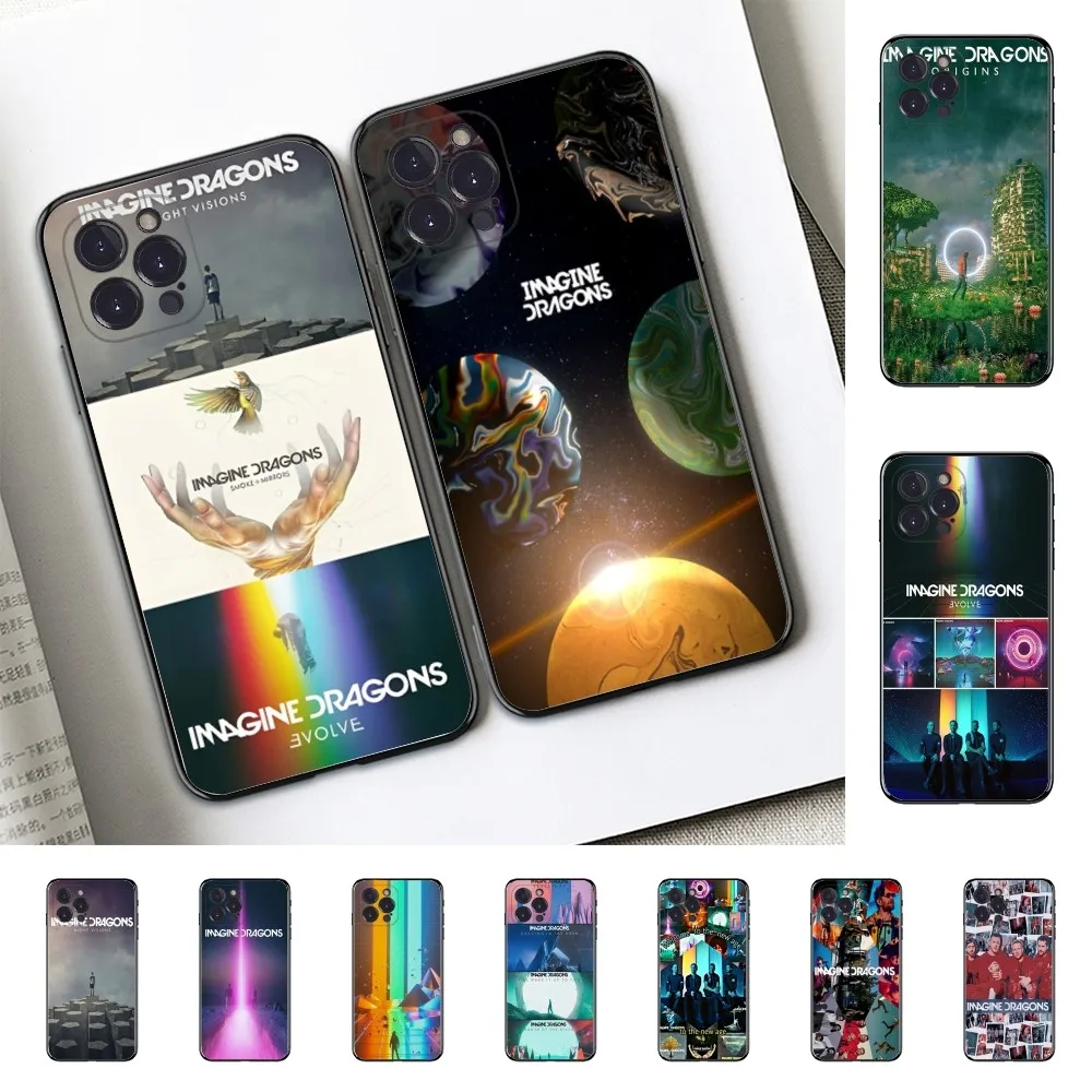 Imagine Dragons Phone Case Silicone Soft for iphone 16 15 14 13 12 11 Pro Mini XS MAX Plus X Cover