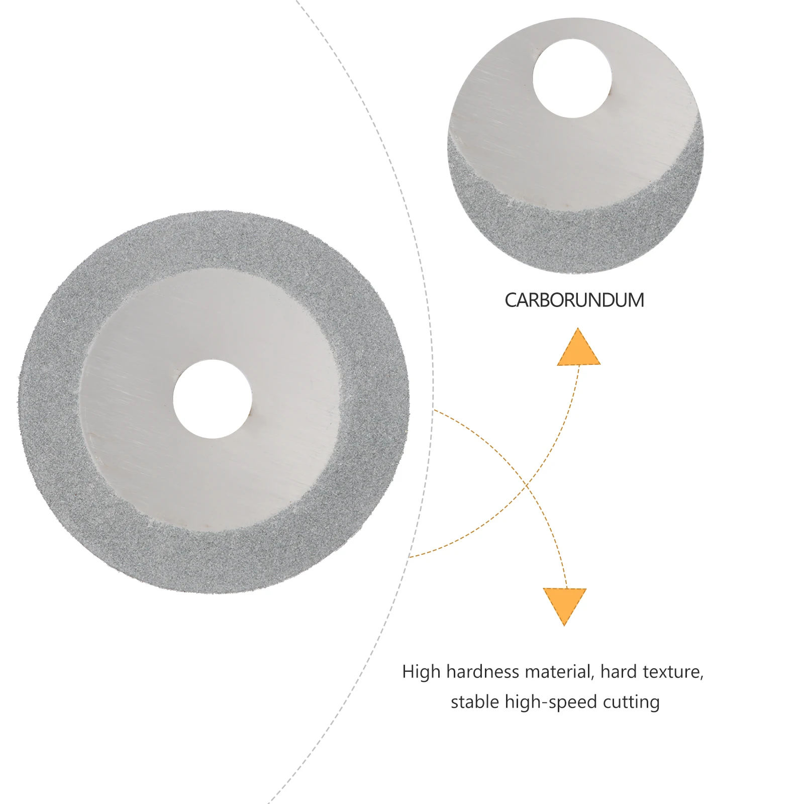 

2pcs 100Mm Diamond Cutting Discs High Hardness Cut Off Wheel Fast Cutting Speed For Glass Jadeite Angle Grinder Wet Dry Use
