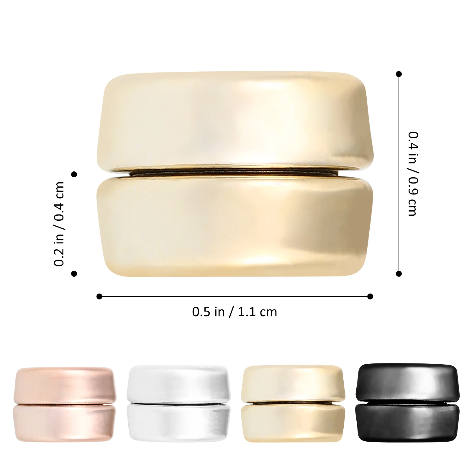 

Magnetic Hijab Pins Secure Hold Electroplated Scarf Accessories Shawl Clips Round Buttons Fashion Hair Decor Women Parties