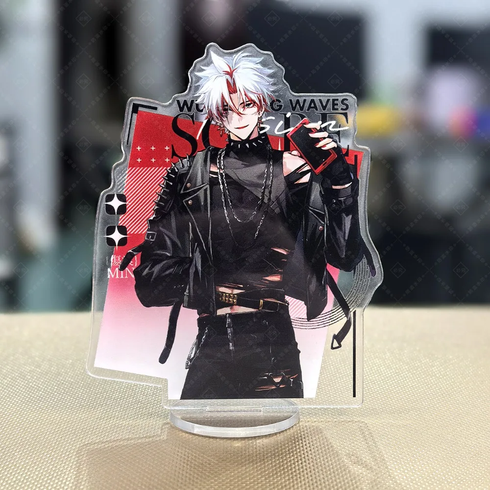 وسيم Wuthering موجات جيان روفر شخصية حامل تصميم الاكريليك الدائمة اللوحة سطح المكتب الديكور المشجعين جمع الهدايا #4