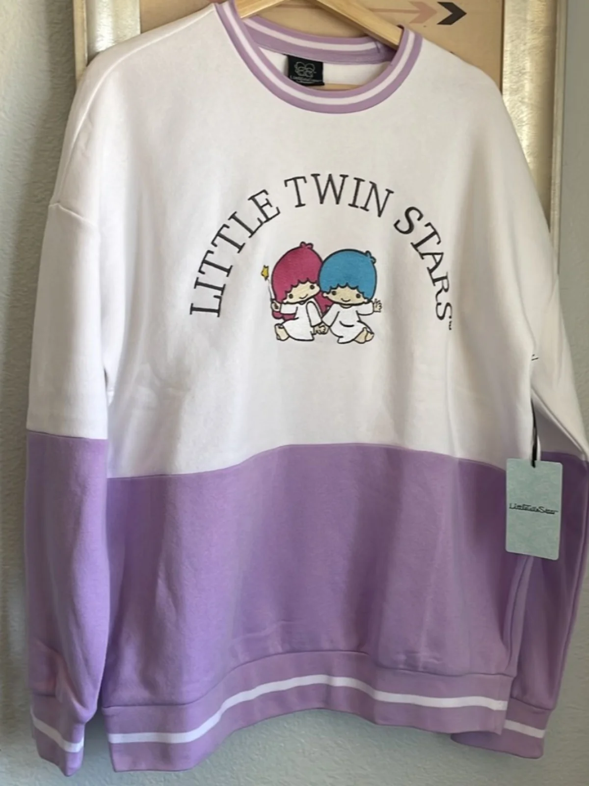 Autumn Winter Cartoon Embroidery Twin Stars Casual Versatile Hoodie Large Size Couple Sle Fce Sweatirt Cotton Polyester