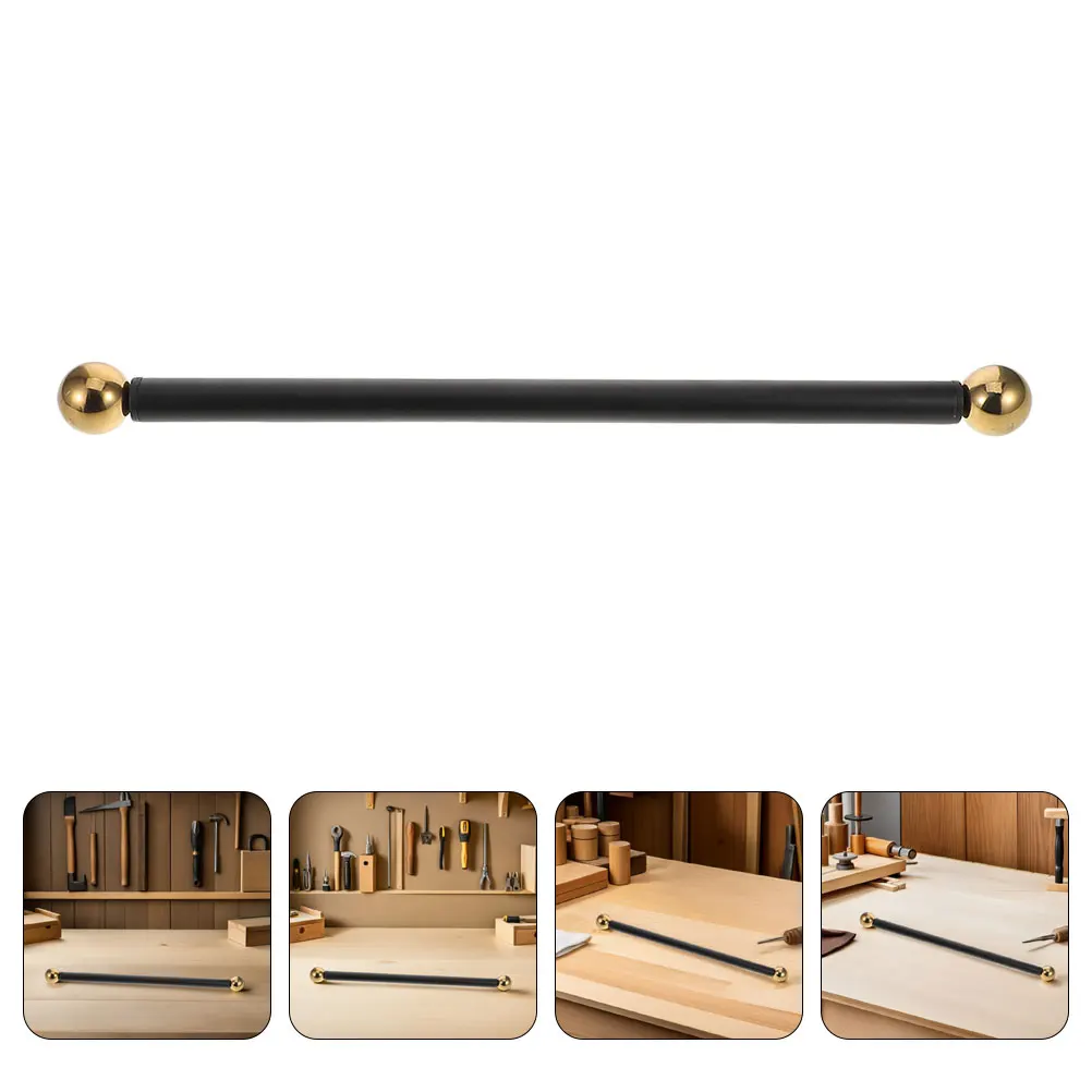 

Heavy Duty Outdoor Lamp Post Arm Rest Sturdy Black Metal Support Adjustable Garden Light Bracket Cross Handle Pole Ladder Frame