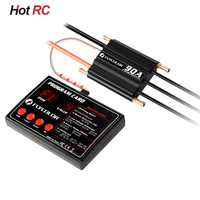 Flycolor 50A 70A 90A 120A 150A Brushless ESC 2-6S RC Boats Waterproof ESC Programme Card with BEC System for RC Boats
