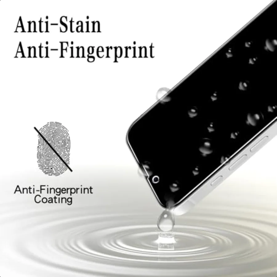 MAYtobe [Pack da [2+2 Progettato per iPhone 16e Pellicola salvaschermo privacy Pellicola temperata privacy con protezione per obiettivo fotocamera per iPhone