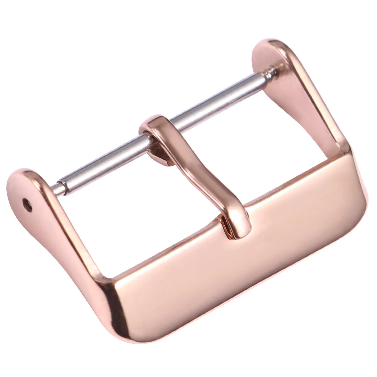 

5Pcs Stainless Steel Watchband Buckle Premium Quality Watch Strap Clasp Practical Rose Gold 18mm Elegant Watchband Clasp