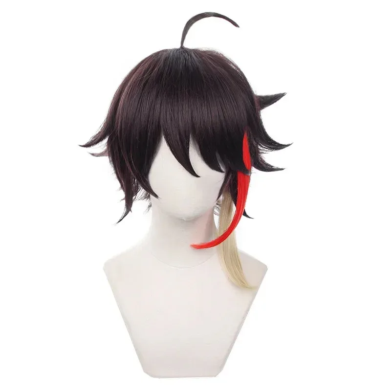 

High Quality VTuber Saegusa Akina Cosplay Wig Hololive Youtuber Short Heat Resistant Wigs