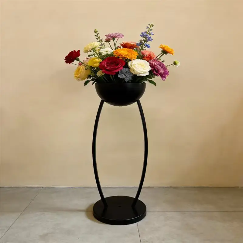 6 Stück/10 Stück Moderner Vergoldeter Blumenhalter mit Spiegelglanz-Finish - Ideal für Hochzeitsgänge, Esstische und formelle Veranstaltungen – Detail 4