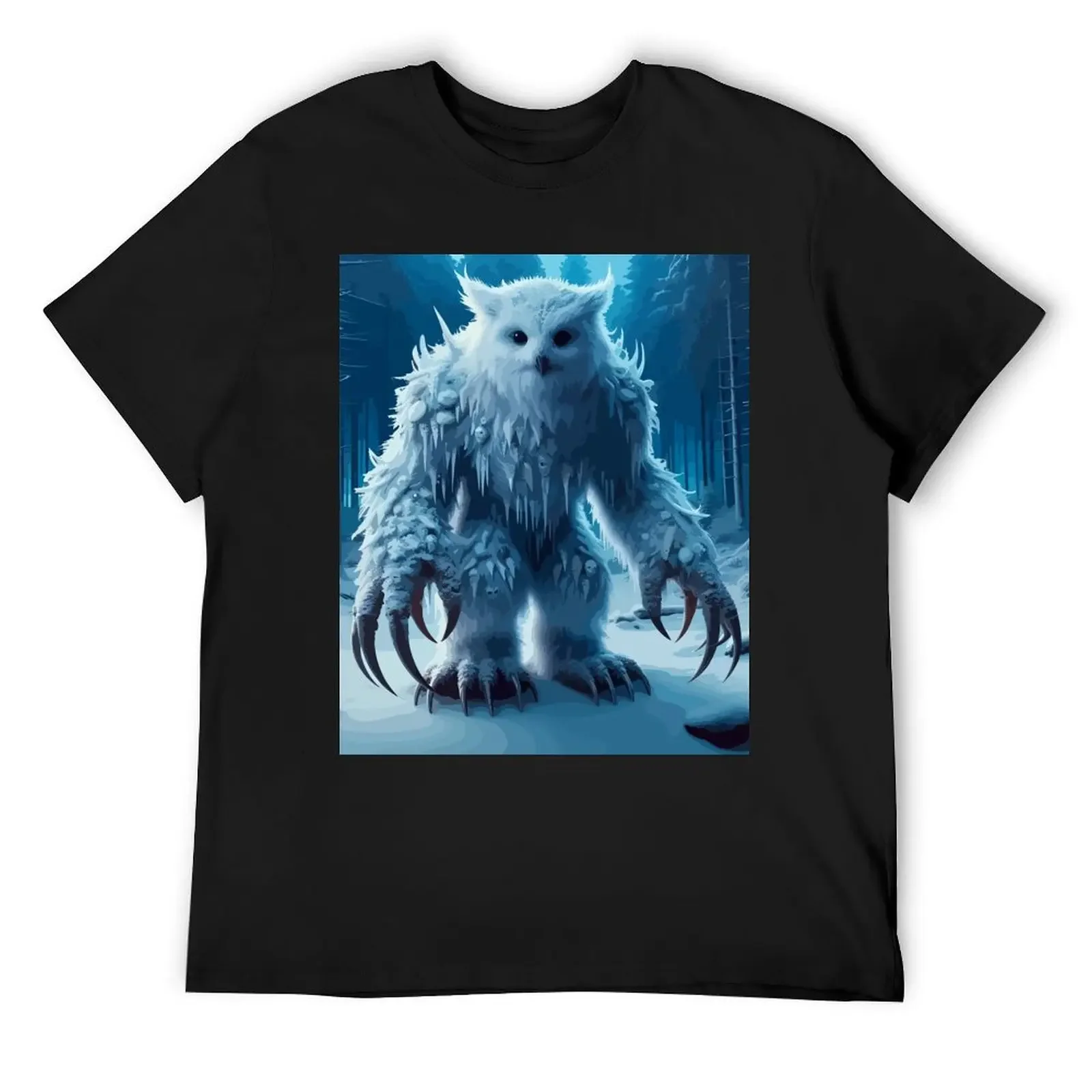 Snowy Owlbear-Funny T-Shirt korean fashion shirts graphic tees mens t shirts pack