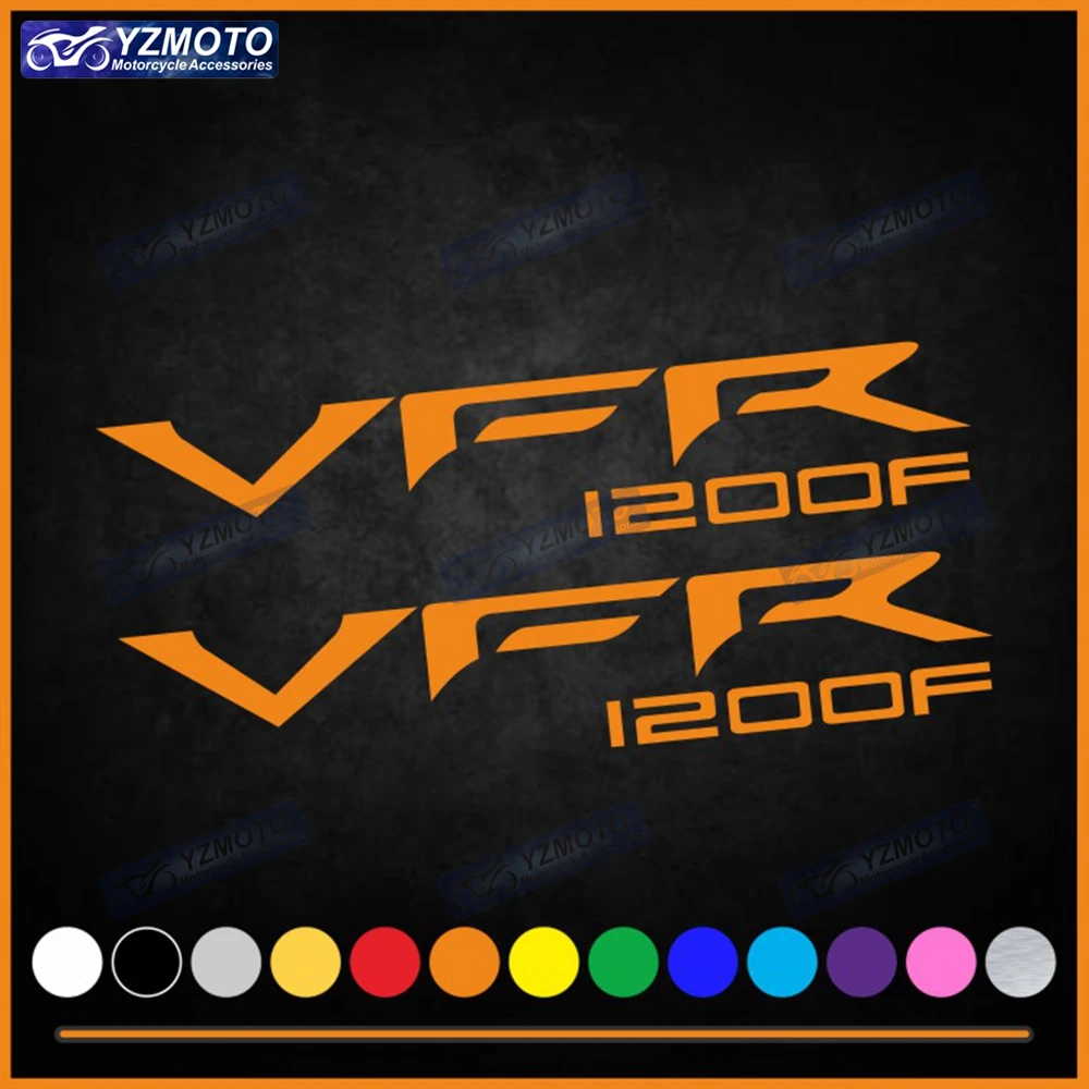 สติ๊กเกอร์ตกแต่งรถมอเตอร์ไซค์ Honda VFR1200F VFR 1200F สำหรับแข่งรถ ติดถังน้ำมัน ตัวถัง โลโก้ ชิ้นส่วนเครื่องยนต์ ชิลด์หน้า หมวกกันน็อค