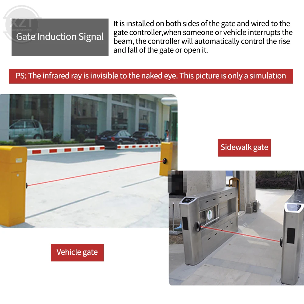 Anti-Theft Motion Detector Infrared Sensor Alarm Security for Home Office Warehouse Anti-Theft Infrared Sensor Alarm