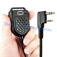 Mini PTT led shoulder Speaker Microphone for Kenwood TK-3107 for baofeng F-8B88s UV-5R GT-3TP for HYT Walkie Talkie