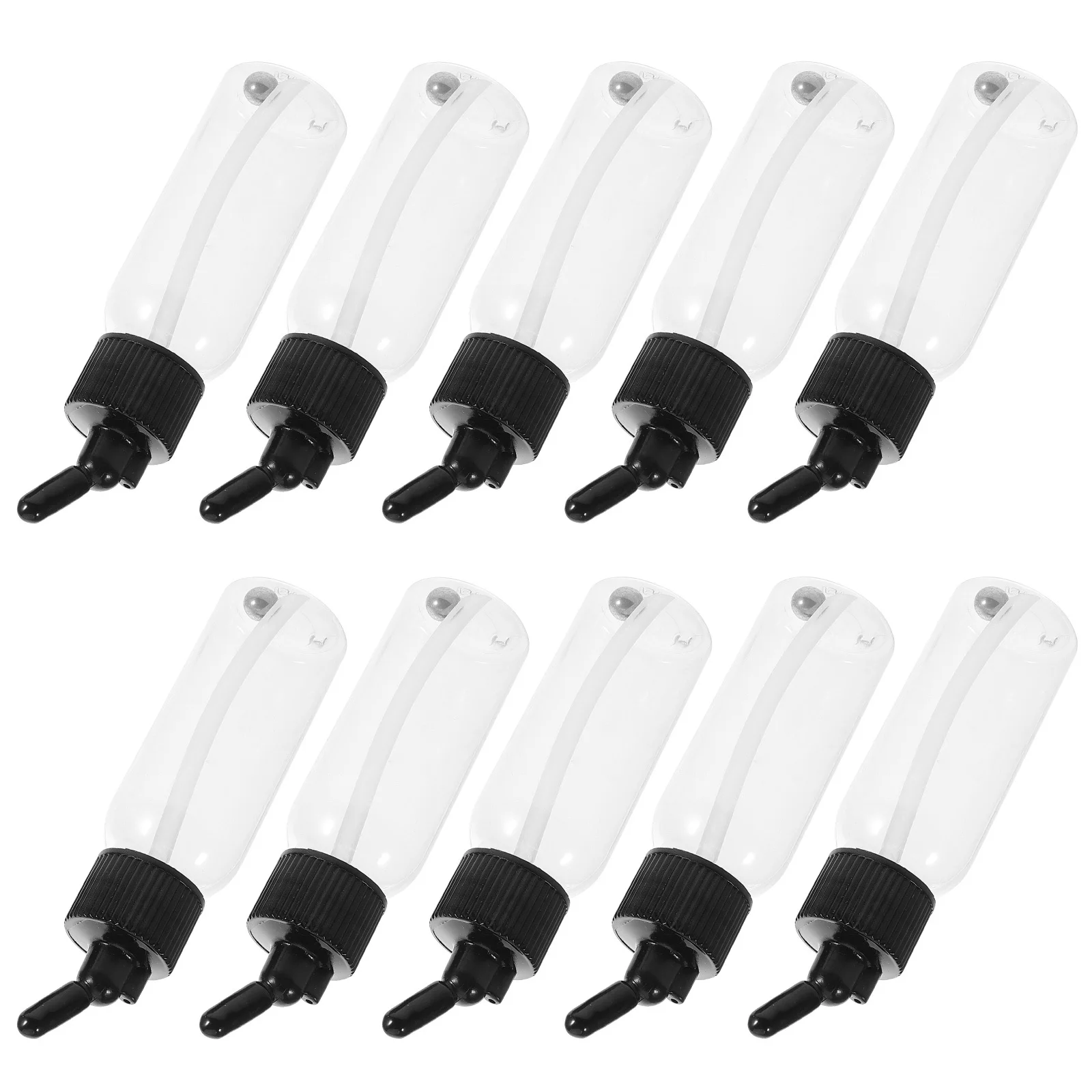 

10Pcs 30ml Color Airbrush Bottle Bottom Suction Feature Durable Plastic Reusable Containers for Detailed Work Airbrush Supplies