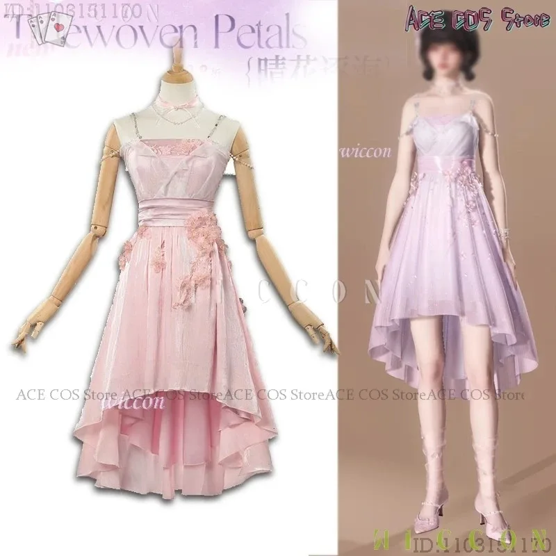 

Love And DeepSpace Player Mc Outfit Костюм главного гетерия Tidewoven Petals Игра косплей de mujer Аниме Платье для свиданий Sylusb; 4.f'7;j