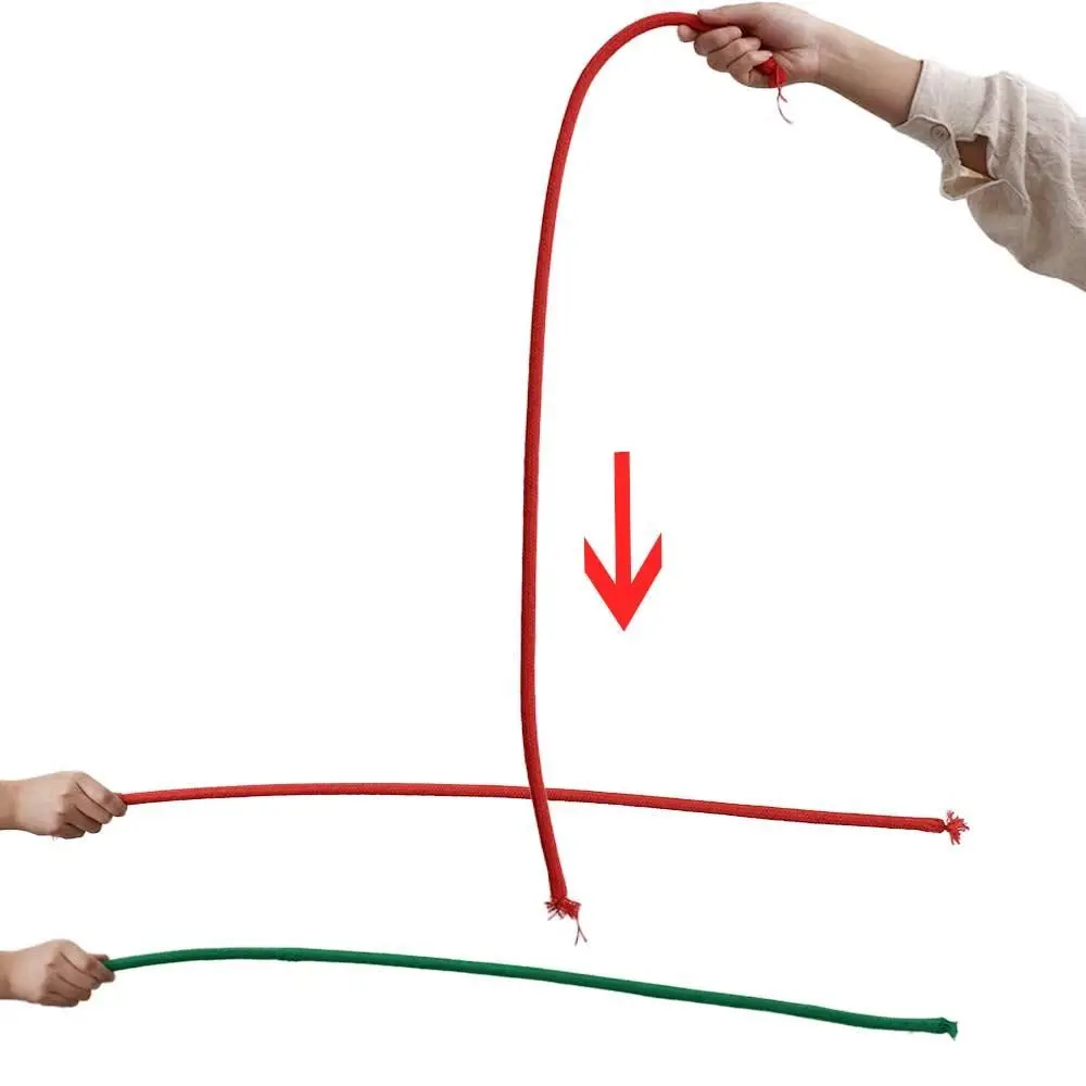 Acessório clássico engraçado truque de rua presentes mágicos magia corda rígida palco adereços mágicos corda rígida truques de corda mágica