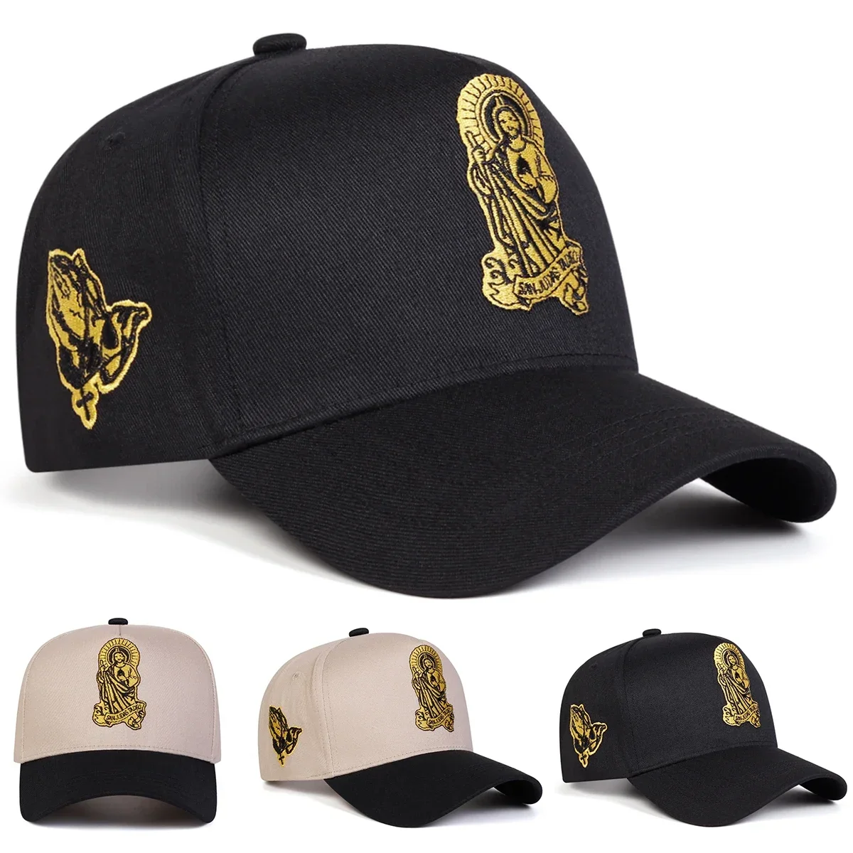 Unisex-Baseballmützen mit Persönlichkeitsstickerei, Frühling und Herbst, für den Außenbereich, verstellbare Freizeithüte, Sonnenschutzhut, Sportmütze