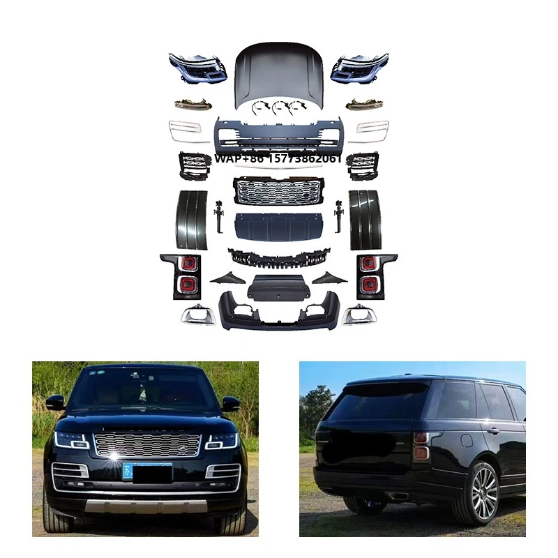 

Car Modification Upgrade 2018-2022 SVA Front and Rear Bumpers and Headlights Kit for Land Rover Ra Ro 2013-2017 Executive